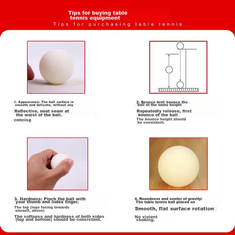 Sai Di 40+ One Star White, 1 Star Table Tennis Ball, ABS New Material, Sewn Ball, White (Pack of 10)