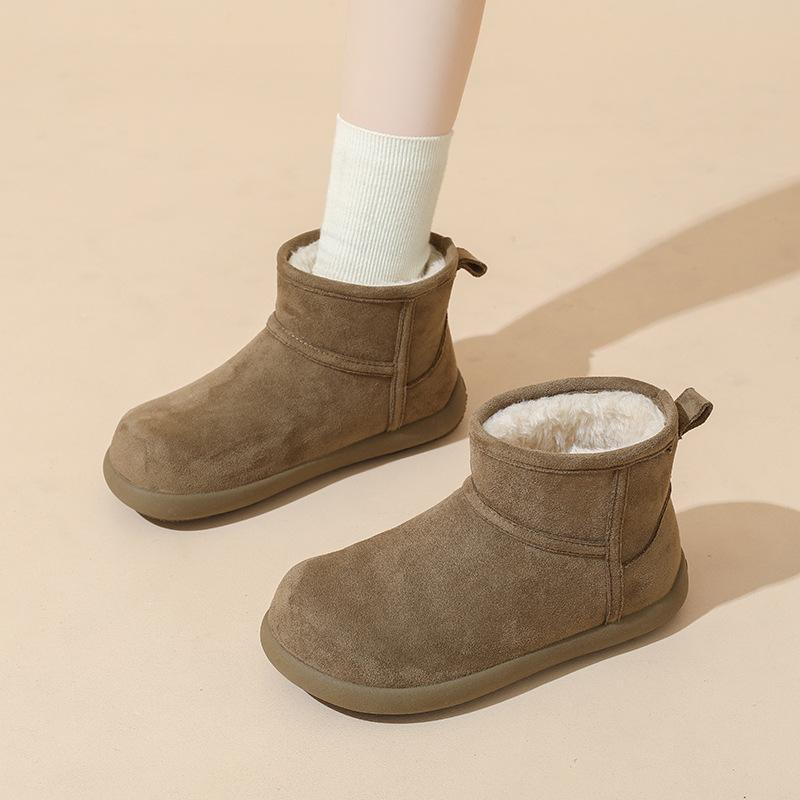 

Women s Cartoon Large Size Soft Sole Winter Warm Fur Snow Boots Padded Lined Ankle Boots Anti-slip Hiking Casual Sports Cotton Boots 35