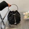 1Pc Fashion Trend Portable Small Bag Women's Bag 2026 New Foreign Style Summer Texture Bucket Bag Single Shoulder Crossbody Women's Bag