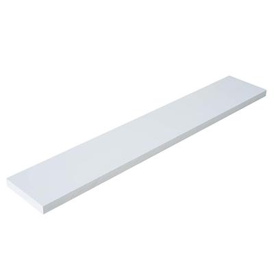 Heian Shindo Kogyo LABRICO Wall Shelf Shelf White Width 60 X Depth 10 X Thickness Pine Laminated Wood Shelf 1.5cm WSW-77