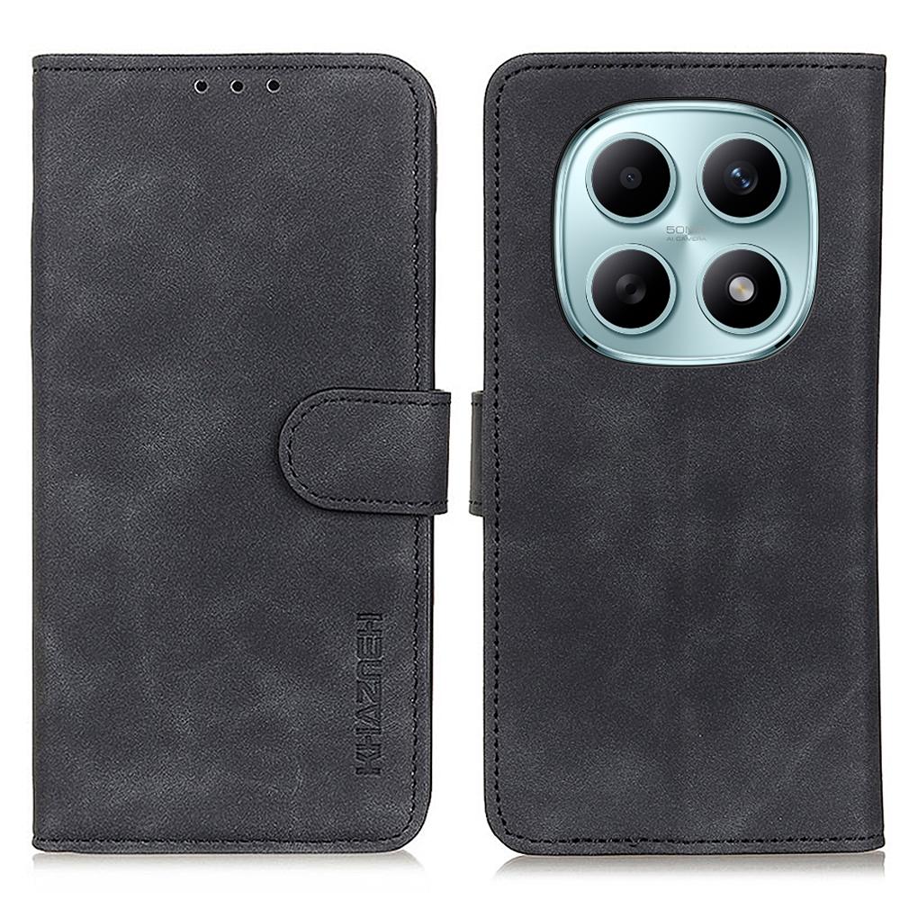 KHAZNEH For Xiaomi Poco M8 5G/Redmi Note 15 5G (Global) Case PU Leather Retro Texture Phone Cover