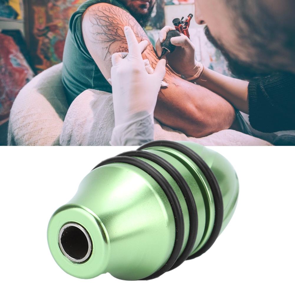 25mm 1.0inch Self Locking Alloy Tattoo Machine Grip Anti Slip Tattoo Supplies Body Art Tools(Green )