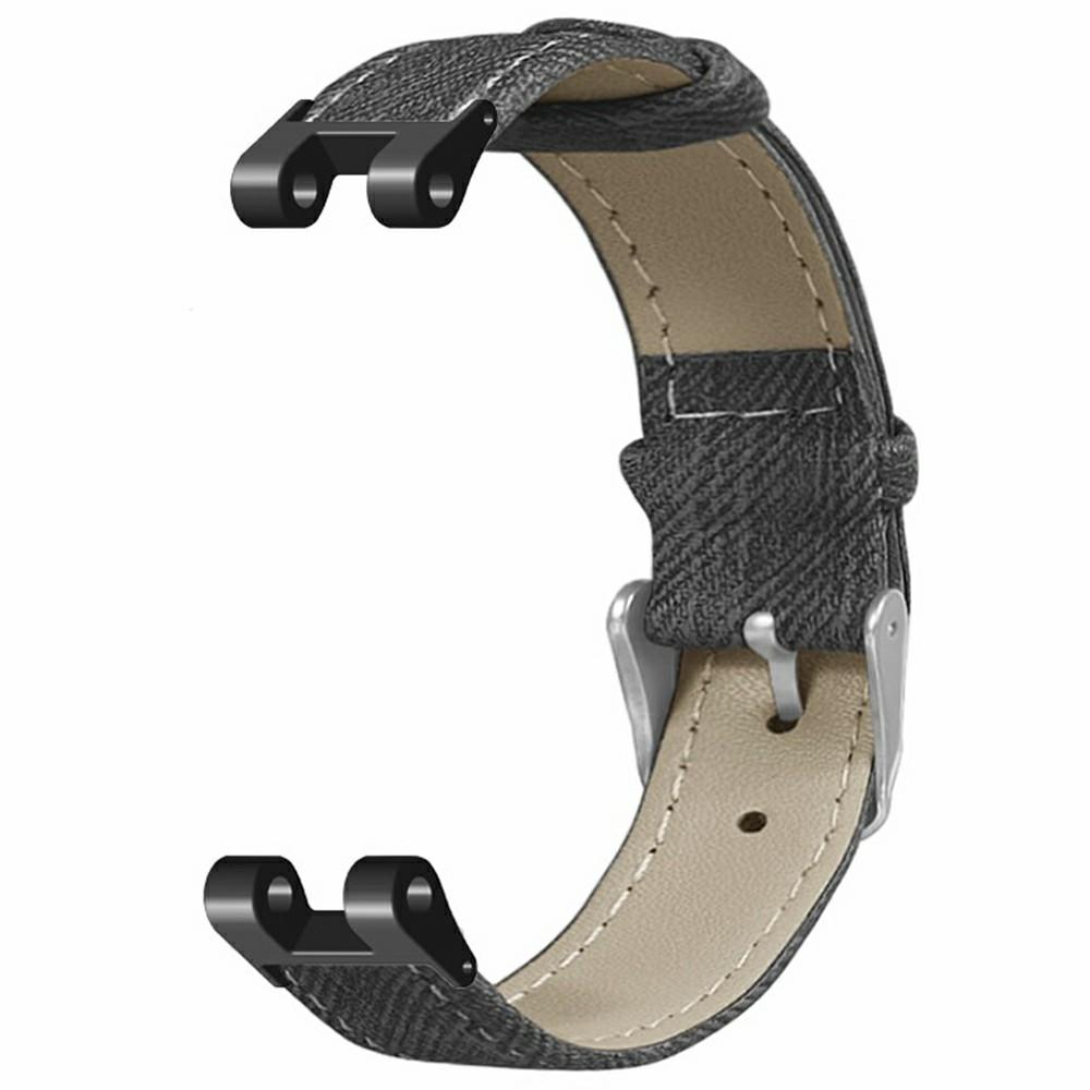 Pentru brățară ceas Garmin Lily, piele PU cu textură denim, curea ajustabilă
