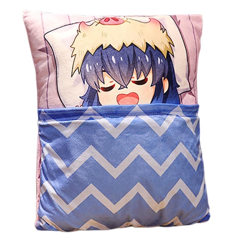 Slayer Demon Nezuko Tanjiro Pillow Soft Cushion Anime Cushion Plush Toys Gifts