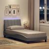 VidaXL Bed Frames Without Mattress Light Grey 90x190 Cm Fabric, Bed, Slatted Base, Fabric Bed, Bedroom Furniture, Bed 3310426
