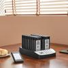 Restaurant-Pager-System, Kabellos 500m Reichweite Aufstell-Warteschlangen-Signal, Gäste-Kunden-Ruf-Piepser mit Vibration & Blinken, 16 Piepser
