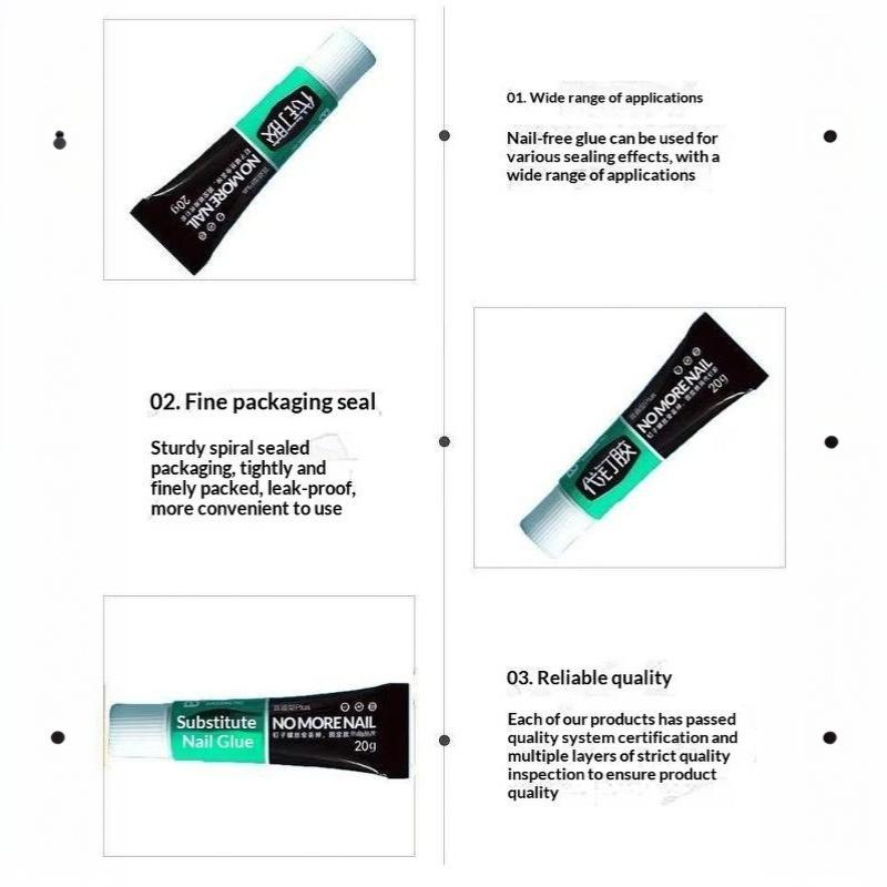 All-Purpose Quick Dry Nail-Free Adhesive Ultra Strong Heavy Duty Sealant for Window Door Gap Sealing Household Repair