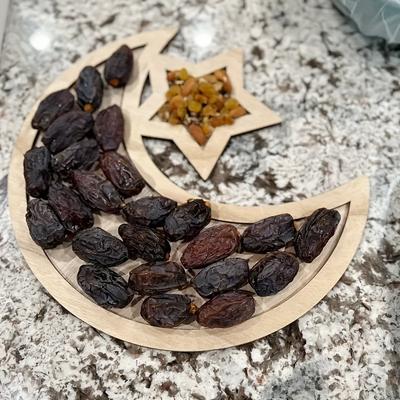 Étoiles et Lunes, Décorations pour le Ramadan l'Aïd, Plateaux à dessert, Idéal pour les décorations de chambre, Artisanat, Décorations de Saint-Valentin, Ornements du Nouvel An