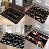 Fashionable Letter Print Mat Floor Decorative Carpet Non-slip Easy To Clean Area Rug Living Room Home Office Washable Doormats