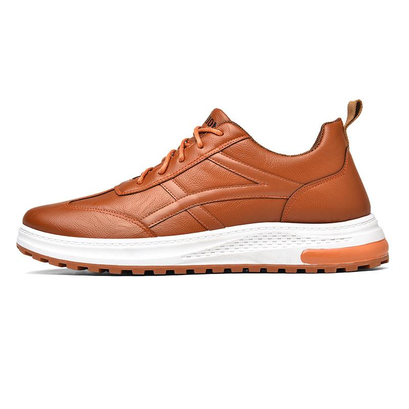 

Дизайнерская мужская повседневная обувь из высококачественной искусственной кожи, модная рабочая обувь на платформе, осенне-зимняя плюшевая утолщенная меховая обувь для мужчин 39 коричневый