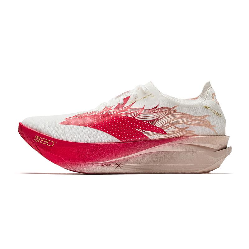 

Anta C202 G9 2 Textile, Rubber Low top Sports Running Shoes Women s Papyrus White/Classic Red/Extraordinary Pink 122615573-1 36.5
