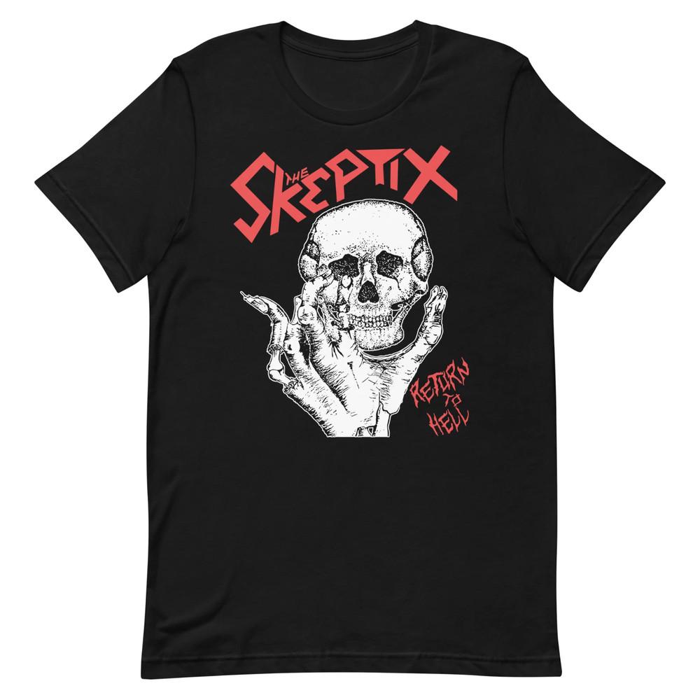 

Skeptix - Return To Hell Cotton Black All Size T Shirt BT361 Unisex T-Shirt XL