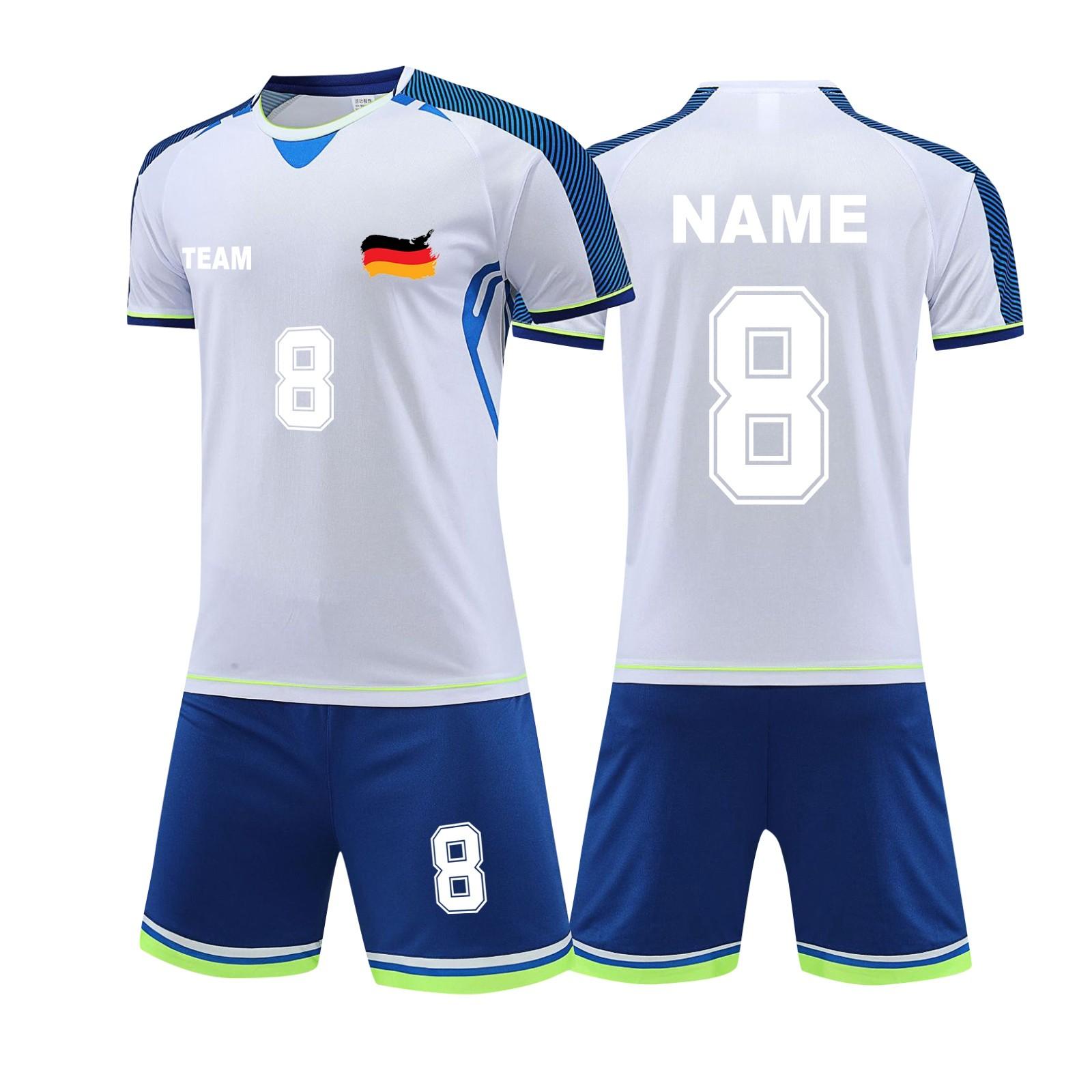 

Men Sports Jersey and Shorts Set Breathable Quick Dry Athletic Uniform for Soccer Basketball Training Running Gym XS білий