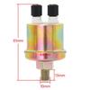 HD 85mm 4 in 1 Multifunction Oil Pressure/Water Temp/Voltmeter/ Fuel Level 0-190 ohms 240-33 ohms 40-120℃ Temp With Alarm