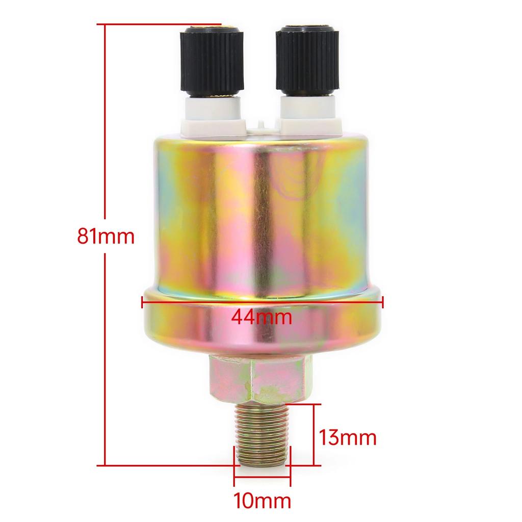 HD 85mm 4 in 1 Multifunction Oil Pressure/Water Temp/Voltmeter/ Fuel Level 0-190 ohms 240-33 ohms 40-120℃ Temp With Alarm