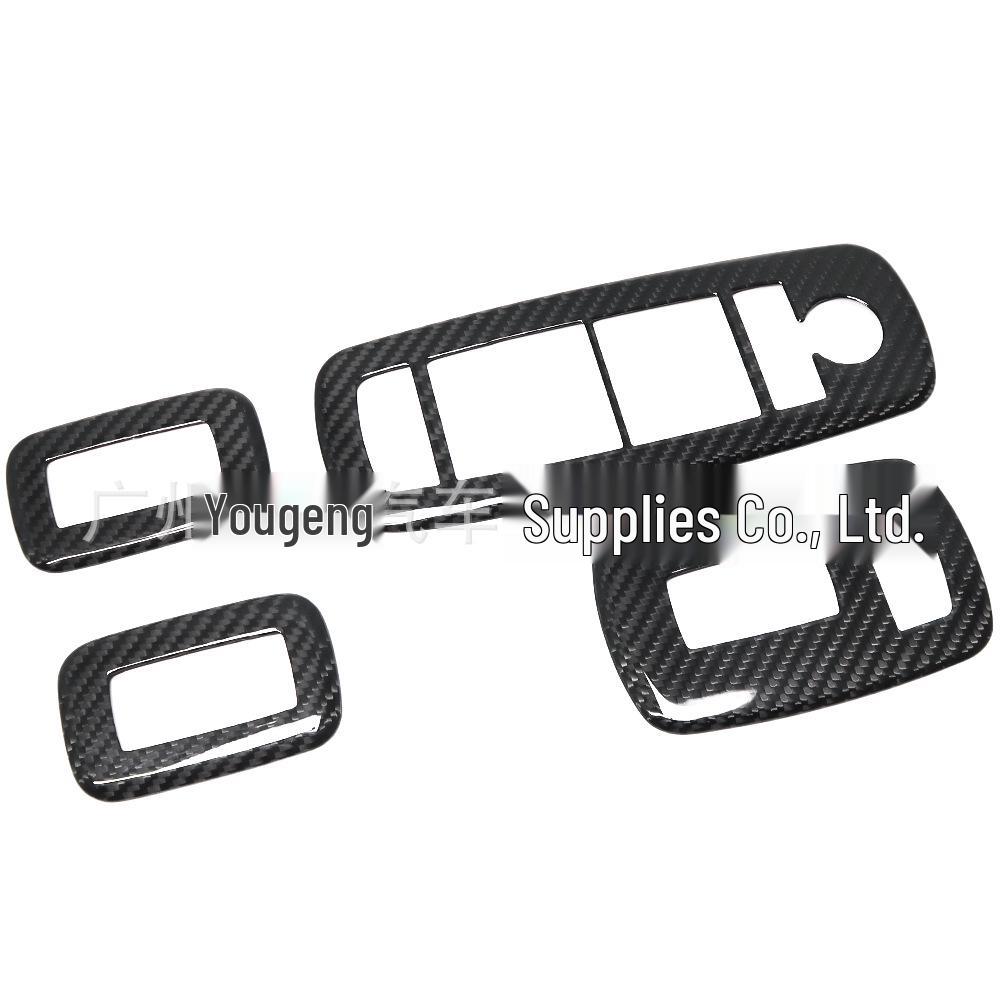 Dodge RAM TRX Carbon Fiber Window Button Frame Trim