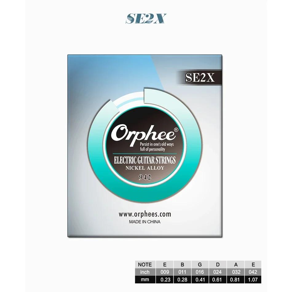 Orphee SE Electric Guitar Strings High Quality Carbon Steel Hexagonal Core Nickel Alloy Guitarra Strings Guitar Accessory