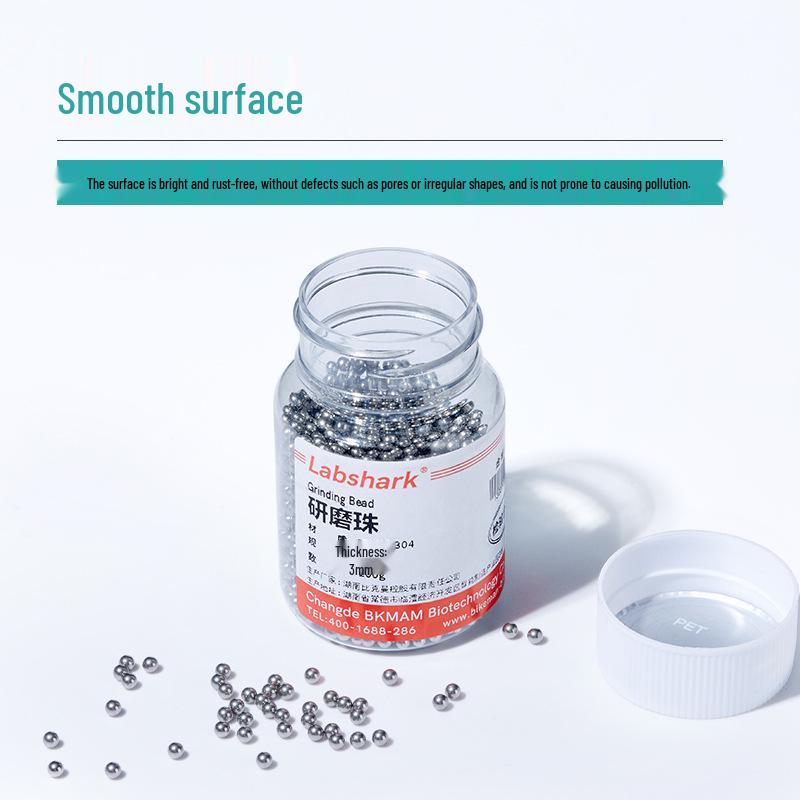 Labshark Stainless Steel Grinding Beads for Tissue Grinder, 1-4mm 304 Stainless Steel Rolling Balls