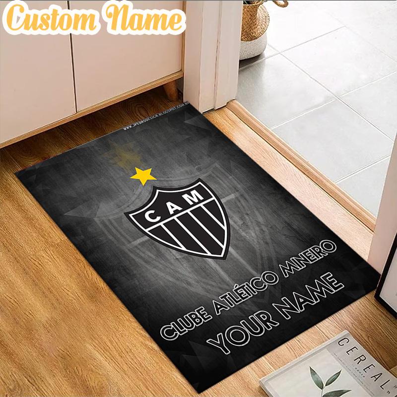 Custom Name Atletico Mineiro Rug, Office Rug, Chair Rug, Carpet for Living Rooms, Doormat Game Rug Home Decor Christmas Gifts