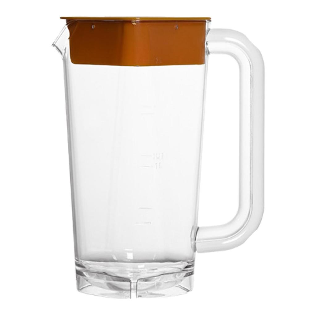 2L Water Pitcher Gift Cold Kettle Easy to Clean Water Container with Handle Water Jug with Lid for Beverage Ice Tea Lemonade