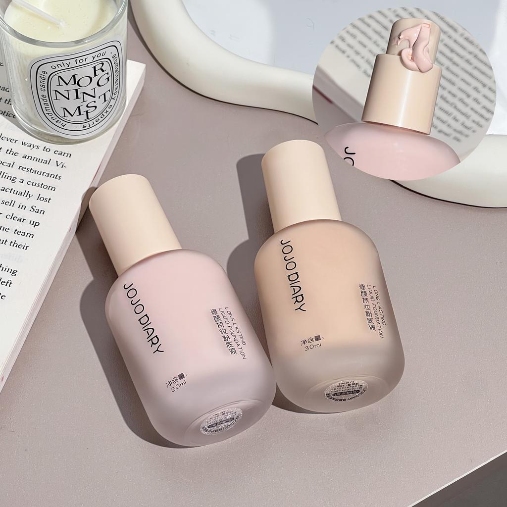 Liquid Foundation Natural Finish Light To Medium Coverage, Waterproof & Sweat-Resistant, Long-Lasting Makeup Cream Easy To Apply & Blend