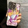 Anime Candy Candy Plating Phone Case For Iphone 16 17 Pro Max Air 16E 14 15 Plus 12 13 Mini Anti-Fall Airabag Cover