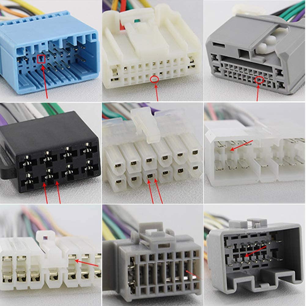 Automotive Plug Terminal Removal Tool Car Electrical Wire Crimp Connector Pin Extractor Kit Key Pin Removal Tools 11/18Pcs/set