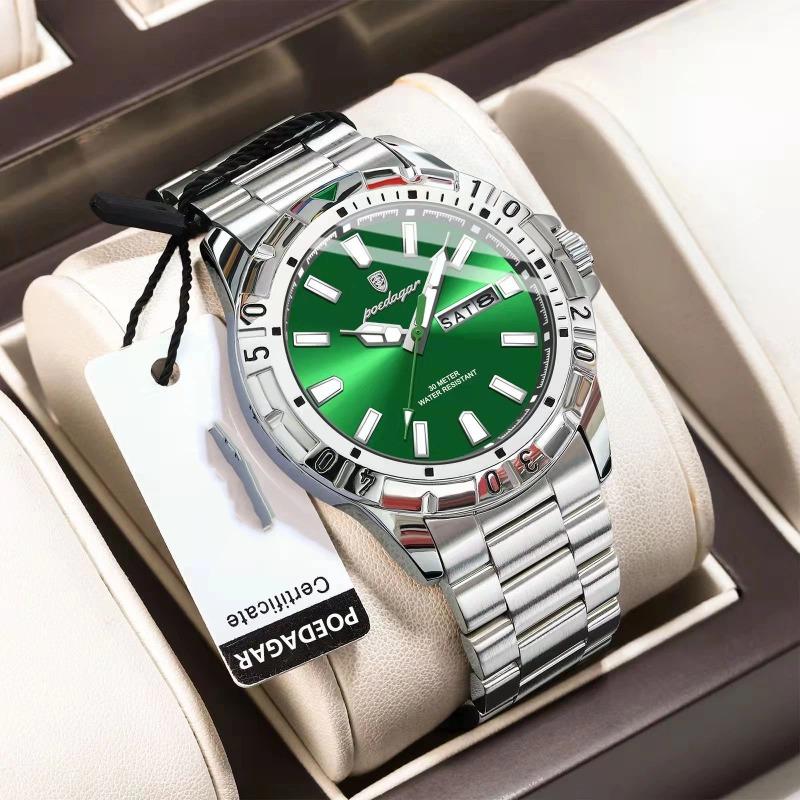 

Top Brand Waterproof Fashion New Men s Double Calendar Watch Super Luminous Watch