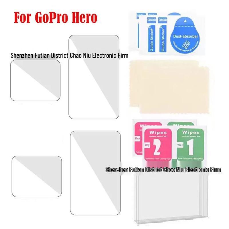 GoPro Hero 4K Action Camera Mini Silicone Case & Tempered Film Screen Protector Accessories