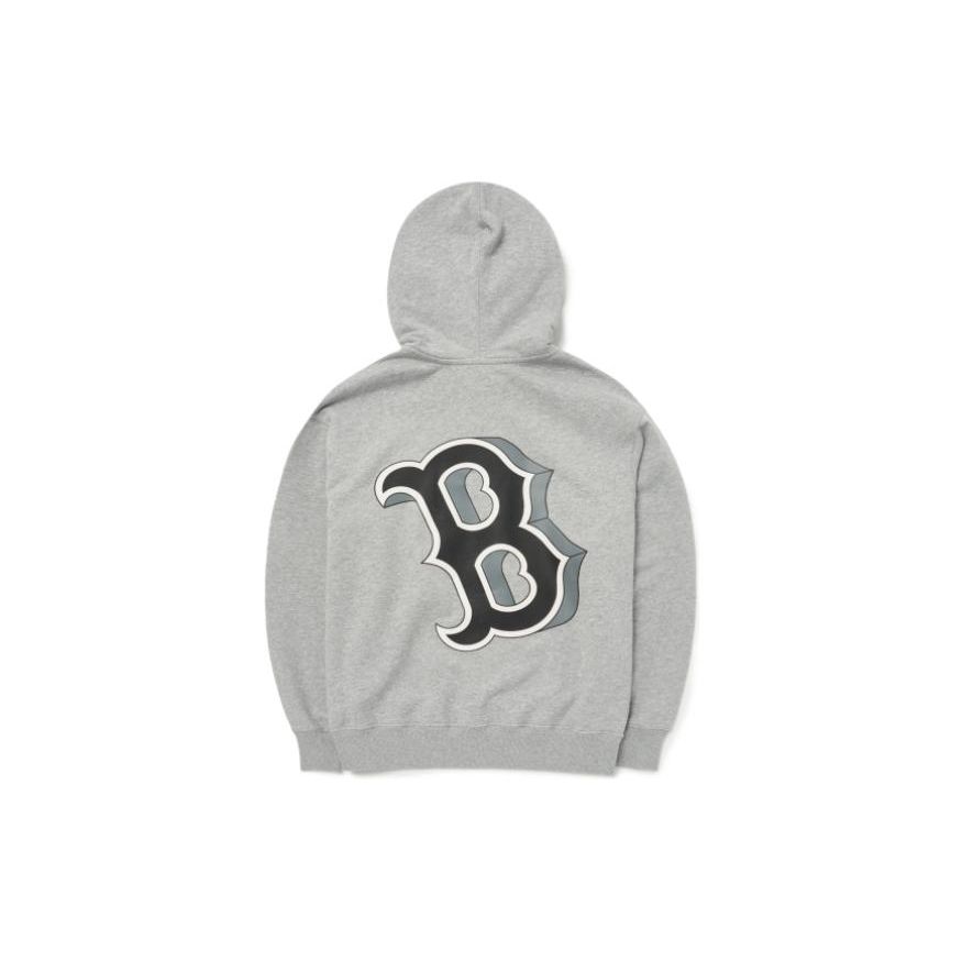MLB Basic Logo Ss22 Solid Color Logo Embroidered Loose Fit Long Sleeve Jacket Unisex jackets Gray 3ATRB0224-43MGS