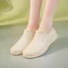 Women's Waterproof Summer Fashion Rain Boots - Non-Slip, Wear-Resistant, Thick-Soled, Short-Tube Rubber Shoes for Outdoor, Kitchen, and Work.