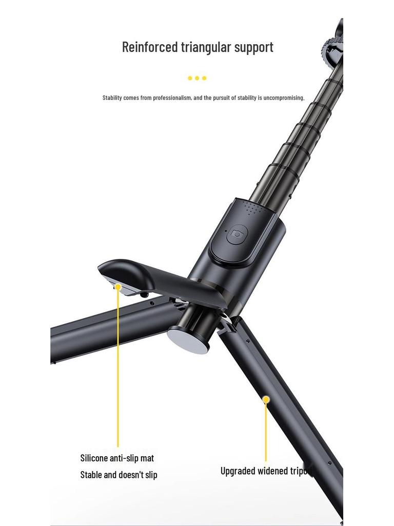 Estabilizador Gimbal para Teléfono AR Anti-Sacudidas: Trípode Palo Selfie de Mano para Vlogging, Fotografía y Transmisión en Vivo