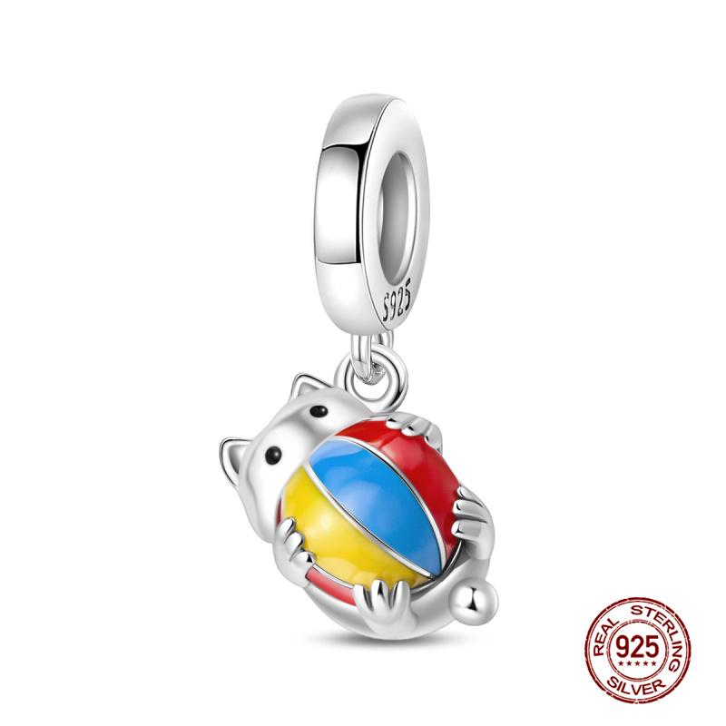 New In Animal Series Charms Series Copper Charms Beads Fits Original 3Mm Women'S Bracelets Beads Women Diy Fine Jewelry Gift