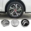 4pcs Auto Car Wheel Center Hub Caps Rim Caps Covers Emblem For C5 X AIRCROSS C3 C4 C2 Berlingo Jumper Dispatch Ami C4L