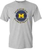 UGP Campus Apparel NCAA Sports Team Basketball Circle Logo T-Shirt