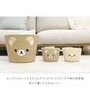 Factory Rilakkuma Rope Basket H135 x W180 x T's S, Korilakkuma, Approx. D180mm, RK-5545444KR