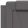 Viana  Bed Frame without Mattress Gray 80 x 200 cm Faux Leather