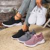 Shoes Women's New Sports Shoes Lace-up Fashionable and Versatile Daily Casual Women's Shoes Mesh Breathable Large Size Women's Shoes