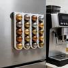 Wall Mounted Coffee Pod Holder Cabinet Mounted Coffee Capsule Organizer  Cabinet Organization