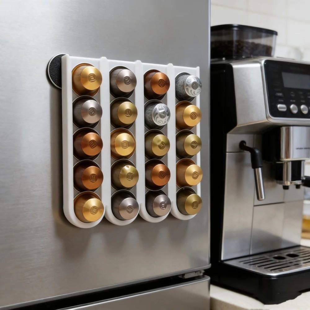 Wall Mounted Coffee Pod Holder Cabinet Mounted Coffee Capsule Organizer Cabinet Organization