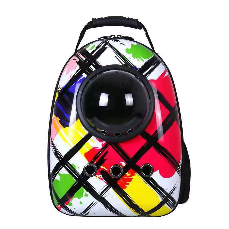Space Capsule Cat Bag Pet Portable Breathable Backpack Outdoor Puppy Safety Bag