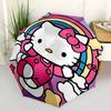 1pc Hello Kitty Clouds Automatic Opening/Closing Umbrella - Portable Folding Design, 8-Bone Iron Frame Outdoor Umbrella, Ideal Gift for Fans, Traveler