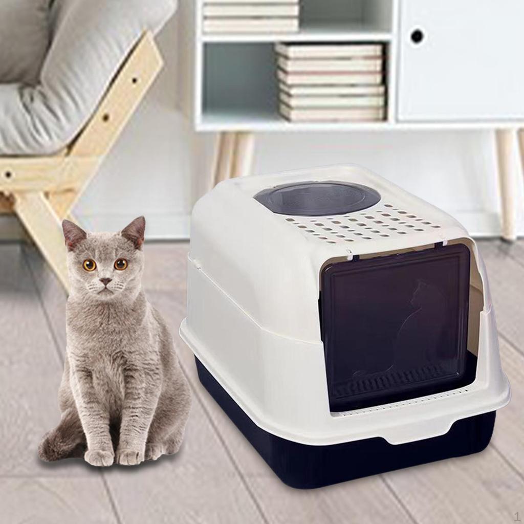 Cat Litter Tray for Kittens with Detachable Pan Indoor Use