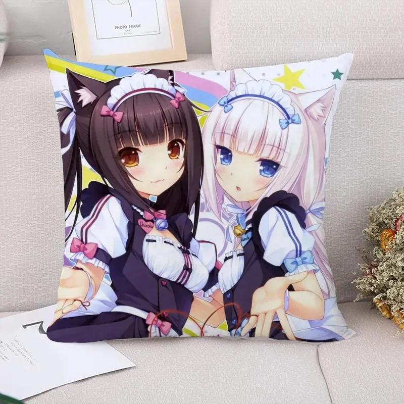 Cushion Cover  NekoPara Pillowcases for Pillows x Cushions Covers for Bed Pillows Pilow Cases Car Decoration Pillowcase