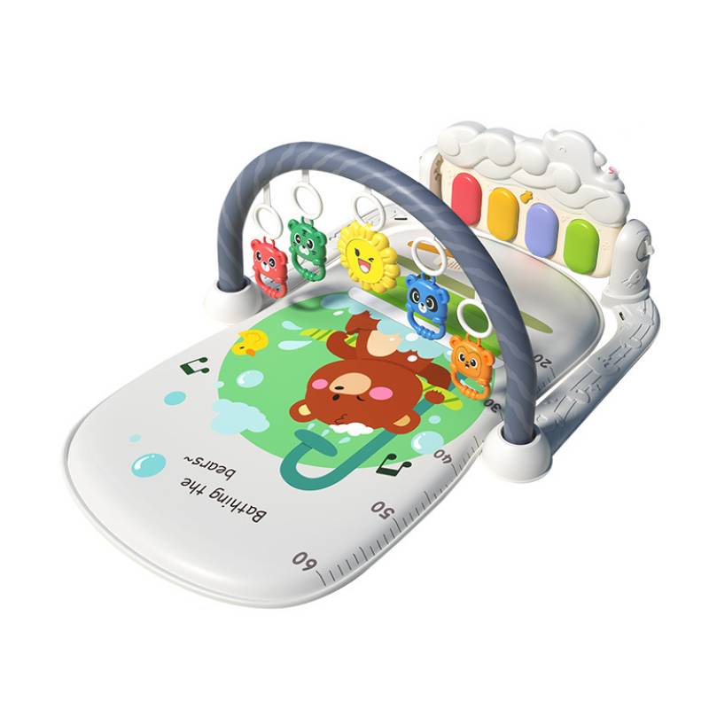 

Игрушка Коврик с Подвесками Музыкальный Тренажерный Зал Лампочка Детский Педальный Скрипка Единорог Пингвин серый