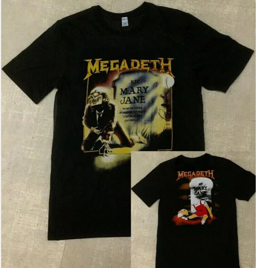 MEGADETH RIP MARY JANE ROCK CONCERT TOUR T-shirt, Size S-4XL