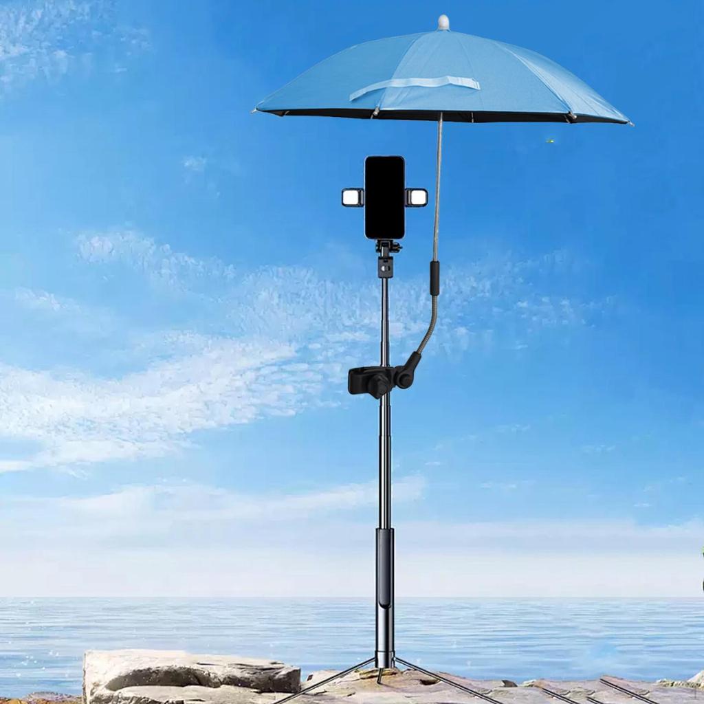 Camera Umbrella Clip on Easy to Install Adjustable Portable Phone Sun Protection for