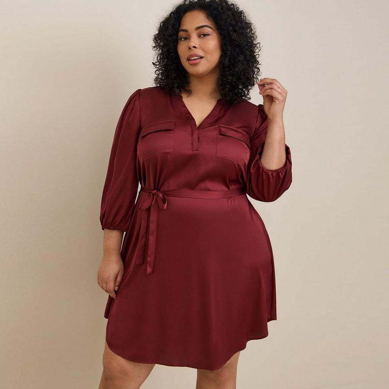 

Summer plus Size Women s Clothes Chubby Girl Artificial Silk Dress Mid Length Long Length Shoelace Tummy Hiding Fat Hiding Temperament Dress Women Defective 5
