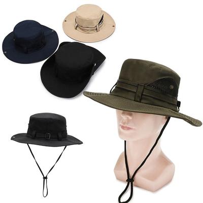 UV Protection Hiking Hats Fishing Hat Sun Hat Fashion Men Bucket Hat