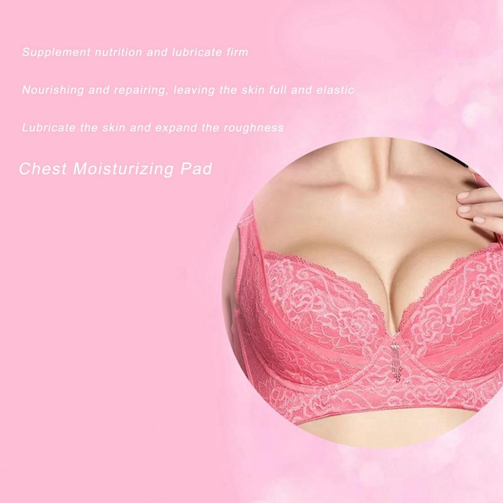 Chest Moisturizing Pad Repairing Improve Elastic Chest Wrinkle Nourishing Gel Pad with Serum Films